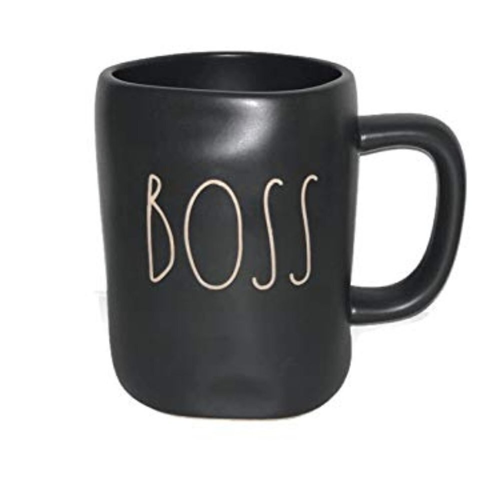 Rae Dunn Black Coffee Mug